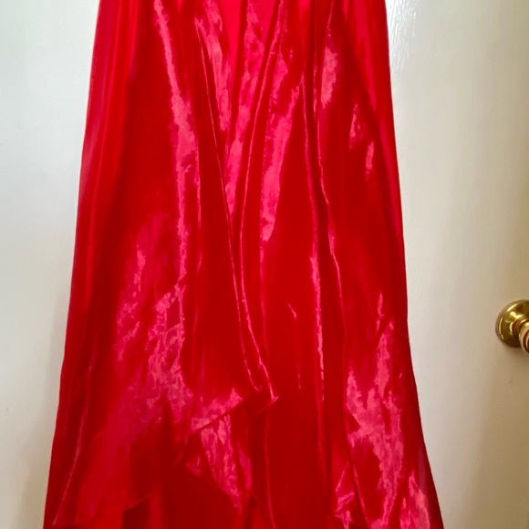 Y2K Vintage Jessica McClintock SZ 8 Prom Dress - Rhinestone Bodice / Backless - Picture 5 of 6